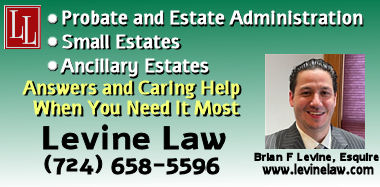 Law Levine, LLC - Estate Attorney in Greensburg PA for Probate Estate Administration including small estates and ancillary estates